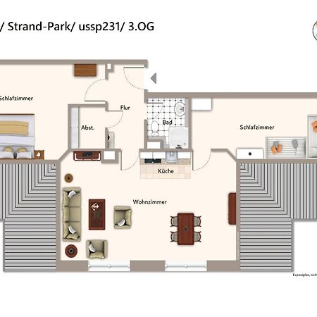 Strand-Park Strand-Park 231 Heringsdorf  Esterno foto